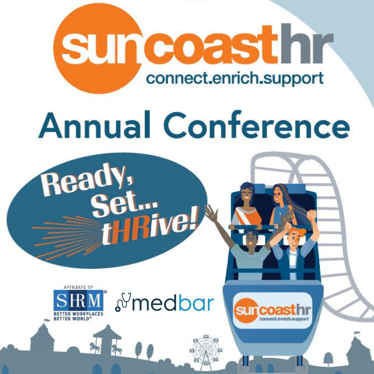 Ready, set, tHRive! Make sure to come see us at our booth tomorrow at the Suncoast HR Annual Conference.

#employeewellness #innovation #bto #backtotheoffice #btw #backtowork #benefits #humanresources #hr #benefits #medicalbenefits #healthcareworkers #conference #suncoasthr #shrm