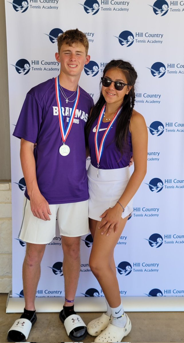 StockdaleTennis's tweet photo. We got us Back to Back state Qualifiers!   Congrats to Kenan Haecker and Maddy Marquez! #bringhomemedals https://t.co/XMhG6MOpel