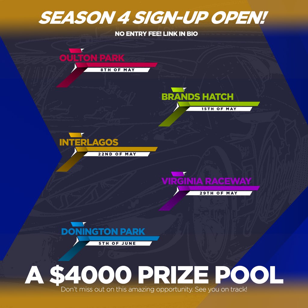XSiMRacingThe1's tweet photo. Sign ups are open! Want to know more information? Go to our Twitter bio!

#iracing #simracer #sim #assettocorsacompetizione #greenhell #granturismo #df #xsimracing https://t.co/0ilabP56TU