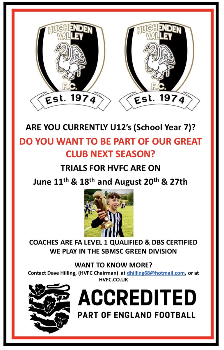 Hughenden Valley FC tweet media