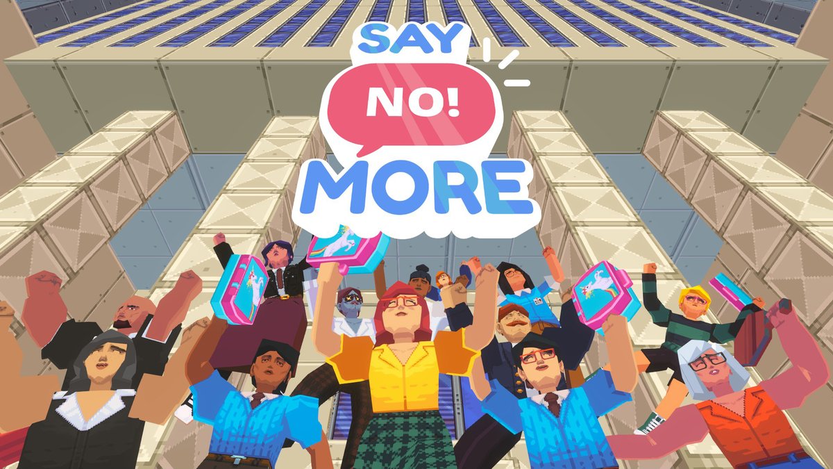 hobbitsus's tweet photo. Say NO! More was such a delightful game and I highly recommend everyone to check it out! There is even a character creator, so now I'm in it! Mother would be proud! ;3 https://t.co/KKqDbBdDC9