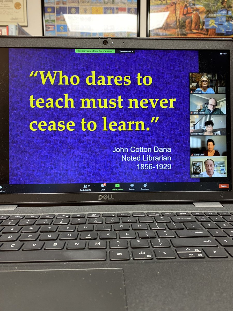 What a great quote to kick start our CLLN day!  Learned so much from my colleagues and Dr. David Sousa. @deb_rich27 <a href="/adriaklein_read/">Adria Klein</a> <a href="/carla_soffos/">Carla Soffos</a> <a href="/learncs/">Carla Soffos</a>