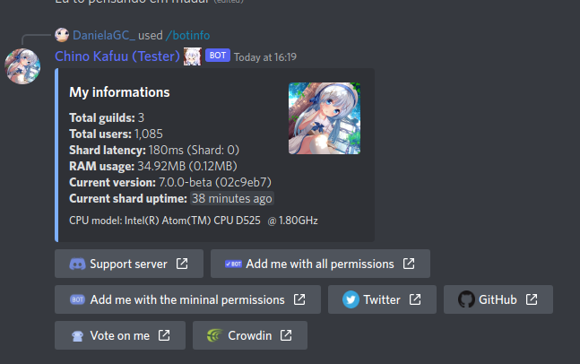 Chino Kafuu tweet media