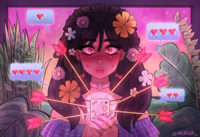 #PortfolioDay i'm a fil-chi full-time freelance artist from NY who's done zine work, video assets, and concept art for indie comics! i'm eager to take on any illustration or character design gigs! ❤️‍🔥

🔪 https://t.co/KUEGrIxrZ3
🔪 MEATGIRLDRAWS@gmail.com
🔪 meatgiri @ IG &amp; TikTok 