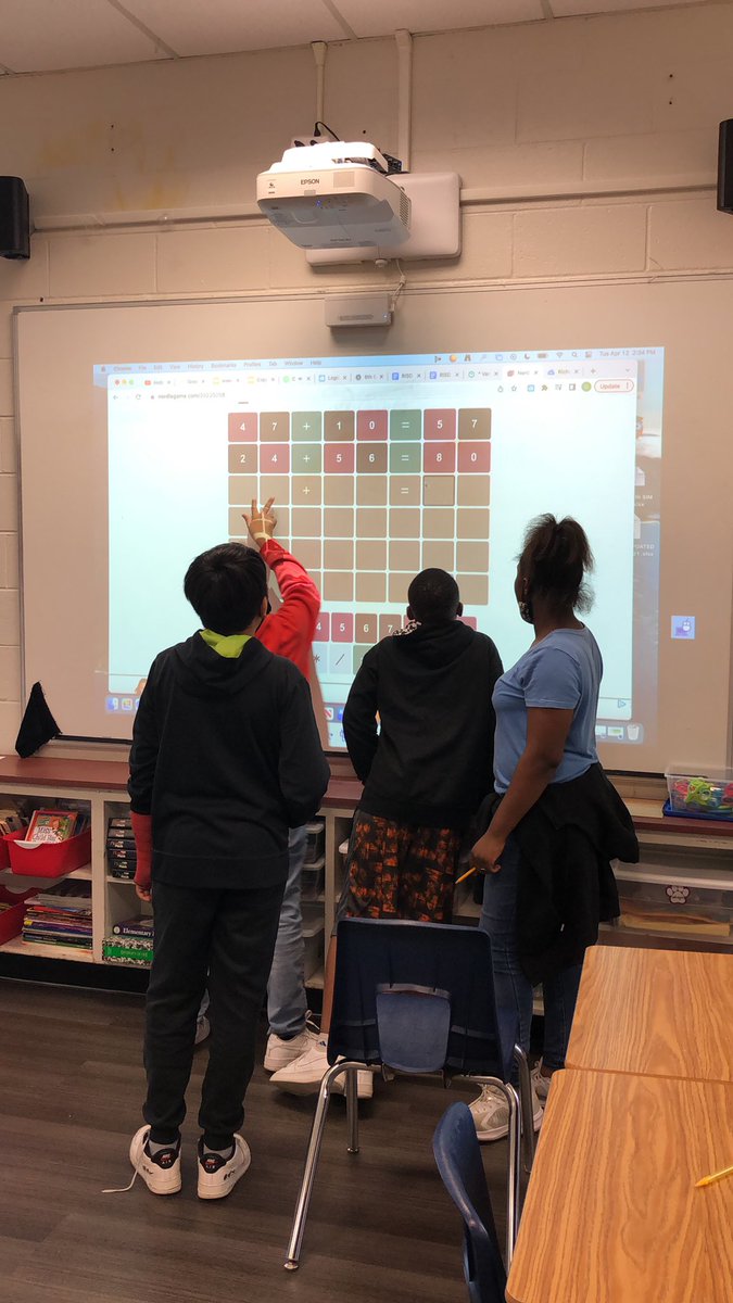 How good are you at Nerdle? 6th graders excited about math. I haven’t seen anything like it. Engaged with excitement. #proud2beNRE
#risdpoweroflove
#risdbecause
#risdlitandint