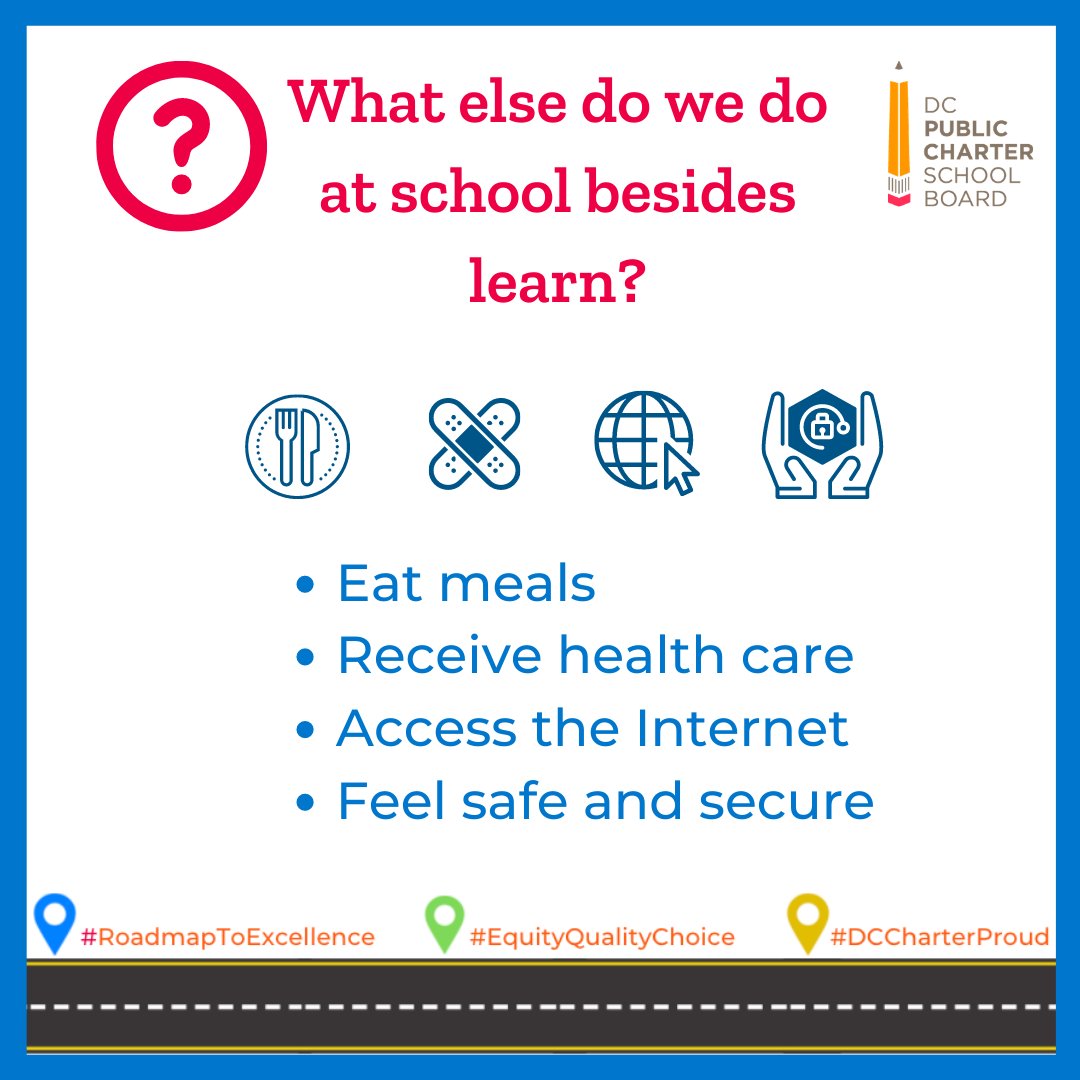 dcpcsb's tweet photo. #COVID19 showed that our schools are more than just a place to learn, they are the centers of our community.
Our #RoadmaptoExcellence creates environments where all of our students can thrive: https://t.co/9UONtfnjJJ
How has your school been more than just a place to learn? https://t.co/BZo96TJURK