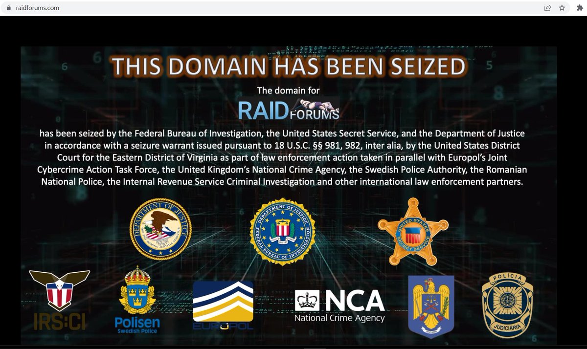 rslgksy's tweet image. ***Bilgi Notu***
15 binden fazla E-Devlet şifresinin çalındığı ve sonrasında E-Devlet verilerinin sızdığı bilgileri dolaşırken, dünyanın farklı yerlerinde çalınan verilerin satıldığı bir pazar yeri gibi çalışan #RaidForums polis tarafından ele geçirildi ve sahibi tutuklandı.