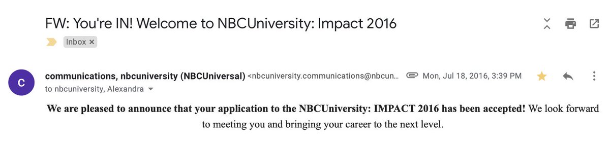 Loved being a part of <a href="/NBCUAcademy/">NBCU Academy</a>'s inaugural summit! From being selected for NBC University’s unforgettable 2016 scriptwriting sesh in Las Vegas to attending these 2022 sessions, it is apparent a new tide is turning for diversity &amp; EEOE! Thanks @yvettemiley &amp; team for hosting!