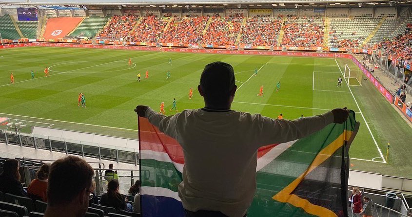 soccerjesswade's tweet photo. Grateful to have been in the stands for this fixture, live at the ADO Den Haag Stadium.
Keep pushing #BanyanaBanyana πΏπ¦
#football #southafrica #teamFZ #onefz https://t.co/d4o1Pl2PVt
