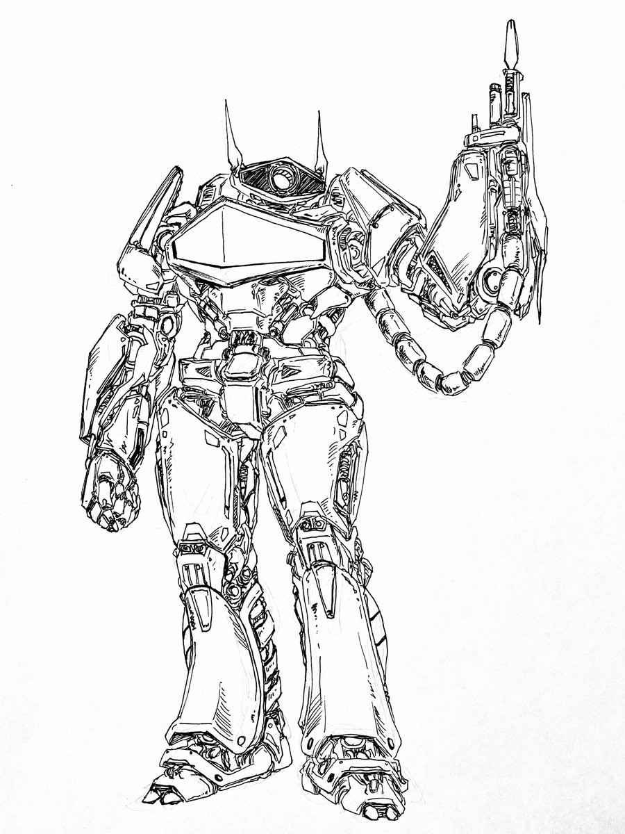 First time attempting #PortfolioDay. I draw a lot of robots, mecha, and tokusatsu (especially Kamen Rider). I'm currently working on a Kamen Rider manga for school. 