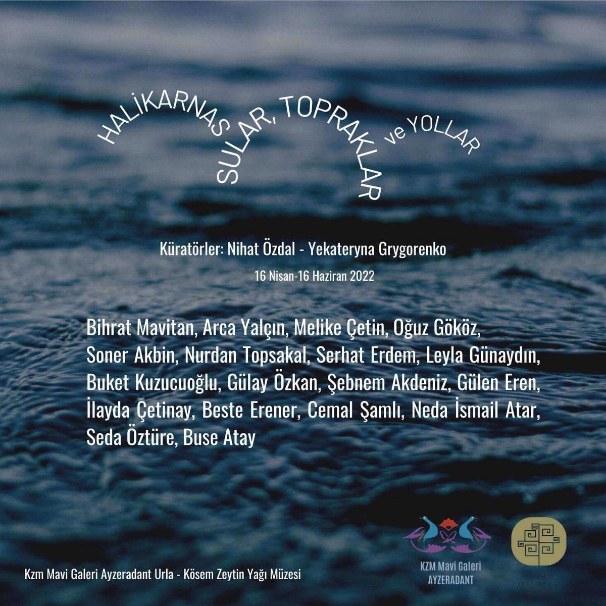 Yeni sergimiz "Halikarnas: Sular, Topraklar ve Yollar" bu cumartesi kapılarını açıyor, bekleriz.