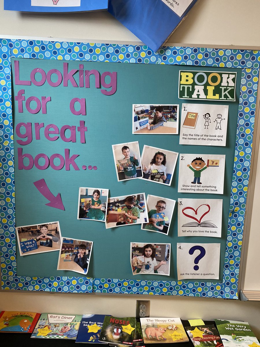 Kindergarten book talks! <a href="/BancroftAPS/">Bancroft School</a> <a href="/FountasPinnell/">Fountas & Pinnell</a>