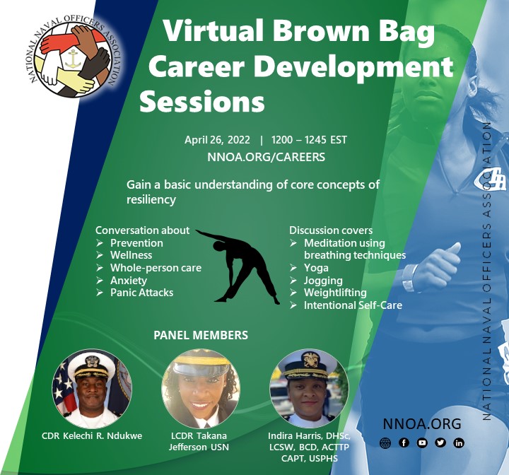 How well are you taking care of yourself?  Join us for the NNOA Virtual Brown Bag Luncheon, April 26, 2022 at 1200 for a conversation about core resiliency.  nnoa.org/careers/