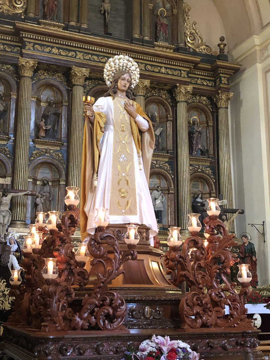 JdC_Cuenca's tweet photo. María Magdalena @Cristoespejos estrena vestido, donado por una familia de la Hermandad. Ha sido confeccionado por el Taller de Bordado en Oro ‘San Julián’ #SemanaSantaCuenca22 #SemanaSantaCuenca #PerdónJdC #PerdónCuenca #MartesSanto #SSantaCuenca22 #SemanaSanta #Cuenca https://t.co/8KBoKAsFYS
