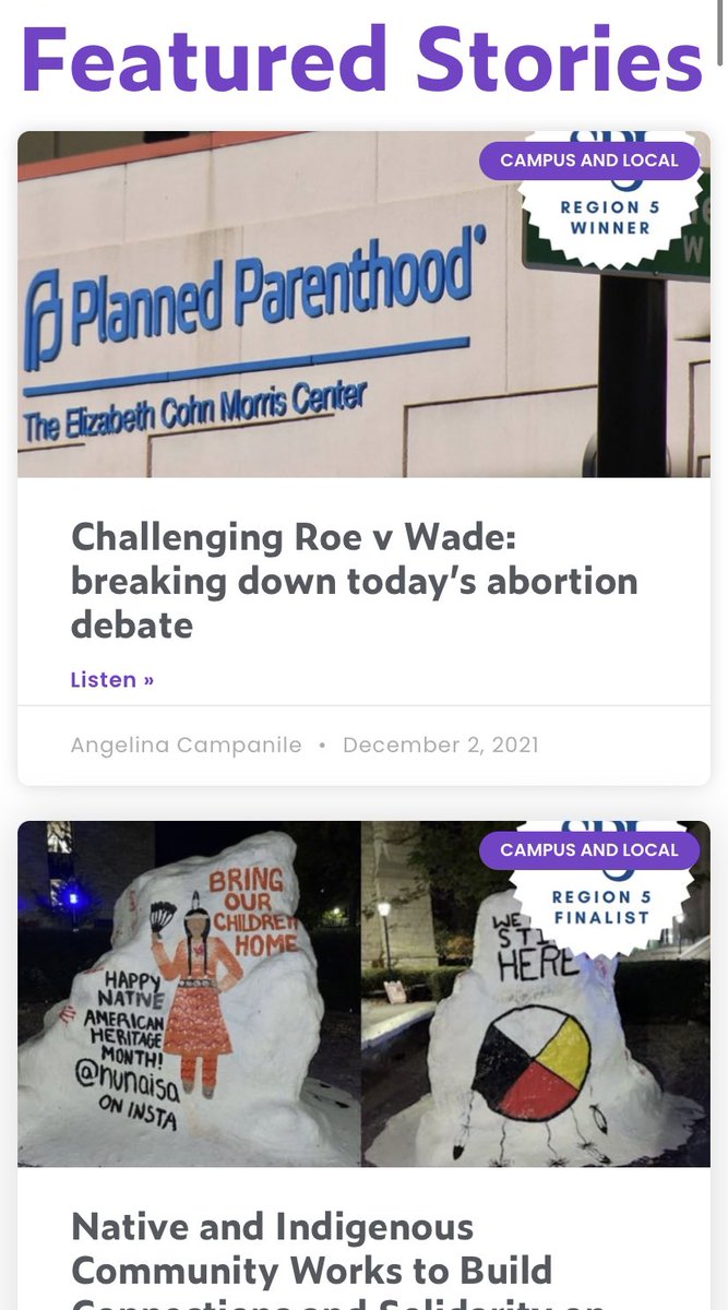 WNUR News (@wnurnews) on Twitter photo Our <a href="/SPJRegion5/">SPJ Region 5</a> finalist and winner stories are now featured on our website! Check out some award-winning journalism at wnur.news 😎🤌🤌 Our <a href="/SPJRegion5/">SPJ Region 5</a> finalist and winner stories are now featured on our website! Check out some award-winning journalism at wnur.news 😎🤌🤌