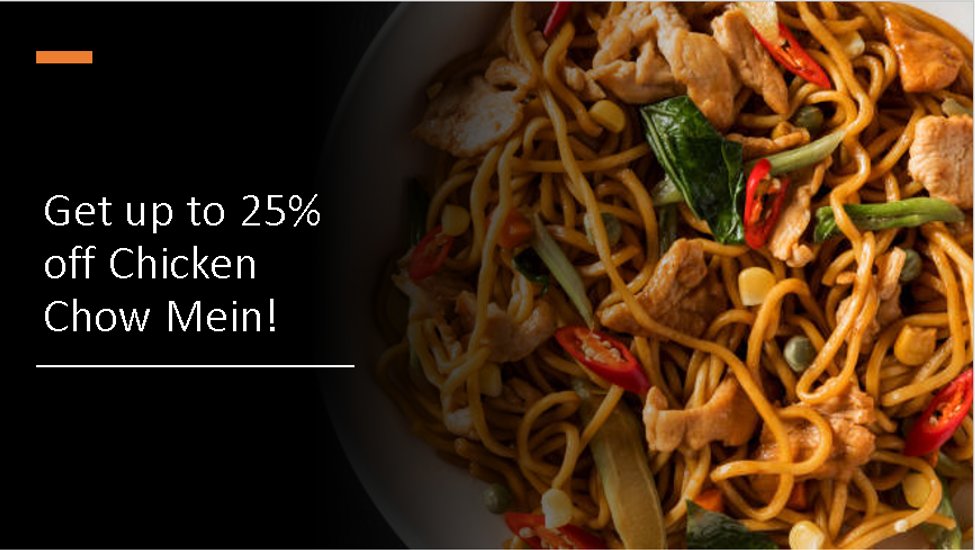 IntoTheWok1's tweet photo. Get 25% off of Chicken Chow Mein, was £4.25 and is now £1.06. This deal expires on Friday the 15th of April, get it while the price is low =#ChickenChowmein #Food #ITW https://t.co/Qp7lfaTXUC