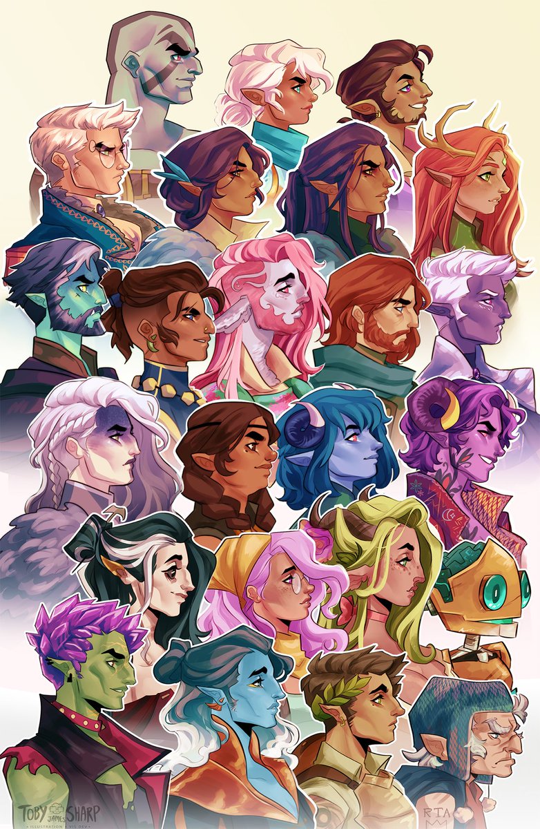 Finally put all three campaigns together! Is it Thursday yet? 

#CriticalRole #CriticalRoleFanart