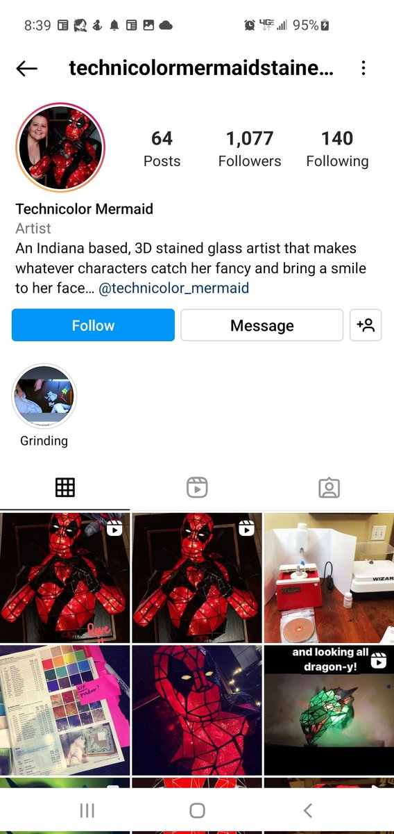 DoodleFK's tweet photo. @VancityReynolds 
Check out her Deadpool stained glass sculpture!!!
https://t.co/FZGXtqzH9L https://t.co/gzEg2Mb5p2