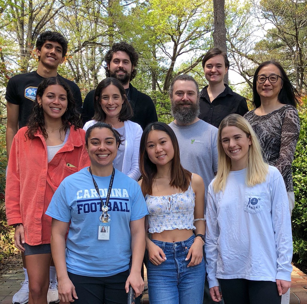 Our first group lab pic since Fall 2019! 🎉 Good to finally have an updated one!
