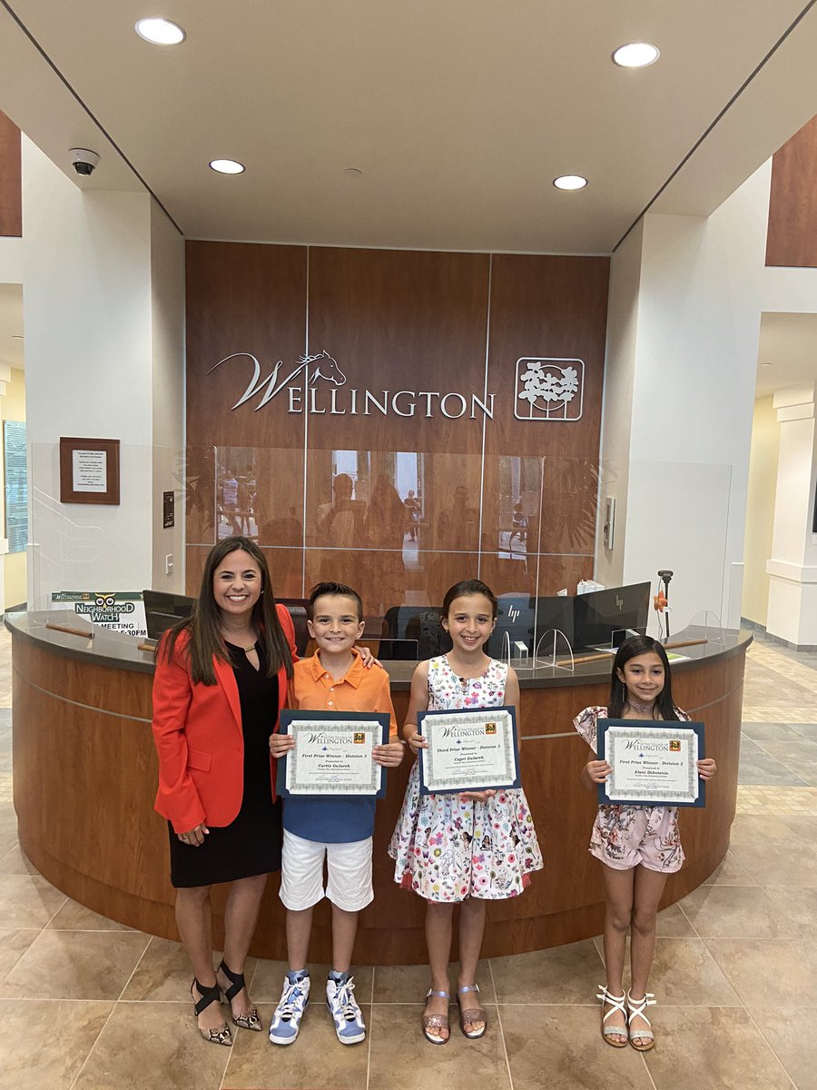 Edilia De La Vega (@dlv_ops) on Twitter photo These 3 kiddos artwork placed 1st and 3rd place in their division categories in the <a href="/Wellingtonflgov/">Wellington Florida</a> Drop Savers Water Conservation Art contest. So PROUD of their work. Thank you Ms. Davis for inspiring them. <a href="/Wellingtonflgov/">Wellington Florida</a> <a href="/RisaSuarez/">Risa Suarez</a> <a href="/CarmenDiAntonio/">Carmen DiAntonio</a> These 3 kiddos artwork placed 1st and 3rd place in their division categories in the <a href="/Wellingtonflgov/">Wellington Florida</a> Drop Savers Water Conservation Art contest. So PROUD of their work. Thank you Ms. Davis for inspiring them. <a href="/Wellingtonflgov/">Wellington Florida</a> <a href="/RisaSuarez/">Risa Suarez</a> <a href="/CarmenDiAntonio/">Carmen DiAntonio</a>