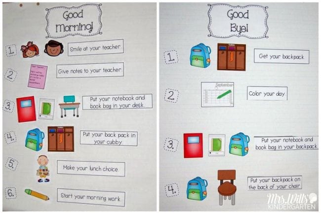 Stnemer's tweet photo. Classroom structure and routine begin at early stages. This resource is a good little way to guide your students to start and end their days in an organised and positive way👍 #acuedu_p https://t.co/sptrXq52Rc