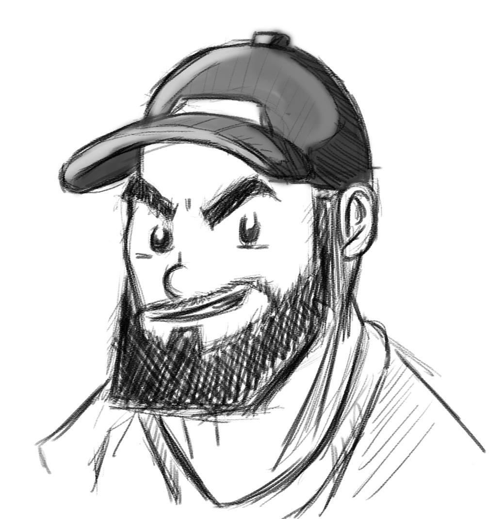 WulfBeats's tweet photo. Found this drawing my cousin did of me back when I was in college, might turn this shit into an NFT lol https://t.co/d4g8ZkogSU