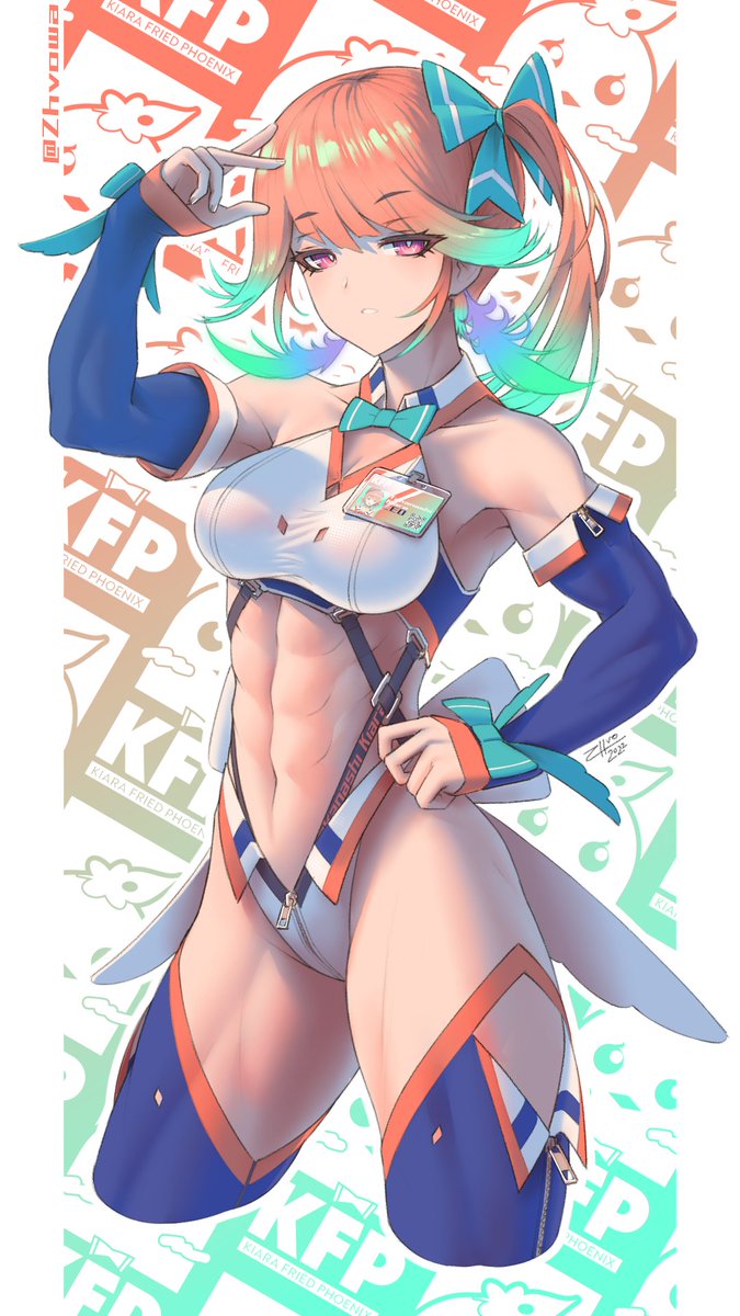 小鳥遊キアラ 「#ArtsOfAshes #kfp fitchou 」|zhvo (comms closed)のイラスト