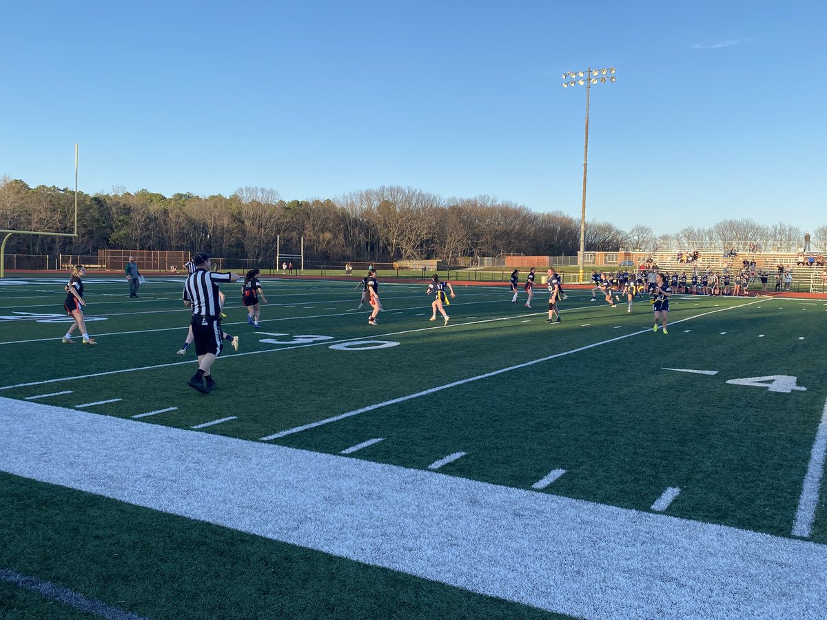 RaritanSports's tweet photo. First home girls flag football game in school history tonight as the Rockets defeat Middletown South 20-14! Very exciting..... https://t.co/yQOd2Q9Gwc