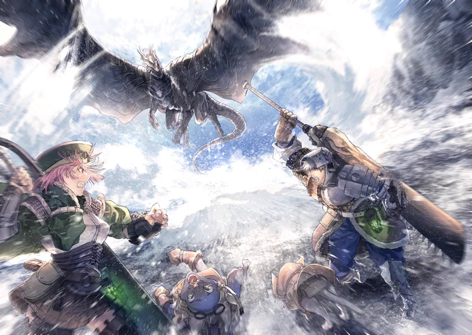 #モンスターハンター #モンハン #MonsterHunter
いつか同人も描きたい・・・ 