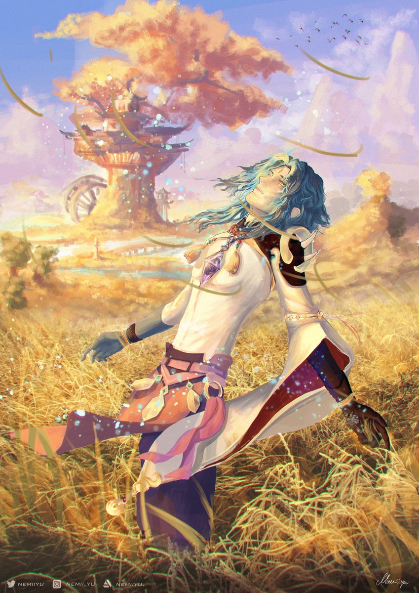 nemiiyuart's tweet photo. Hello, I'm little late but #PortfolioDay ! Im nemiiyu and I love to draw fantasy things ✨ https://t.co/vpBynfbjWL