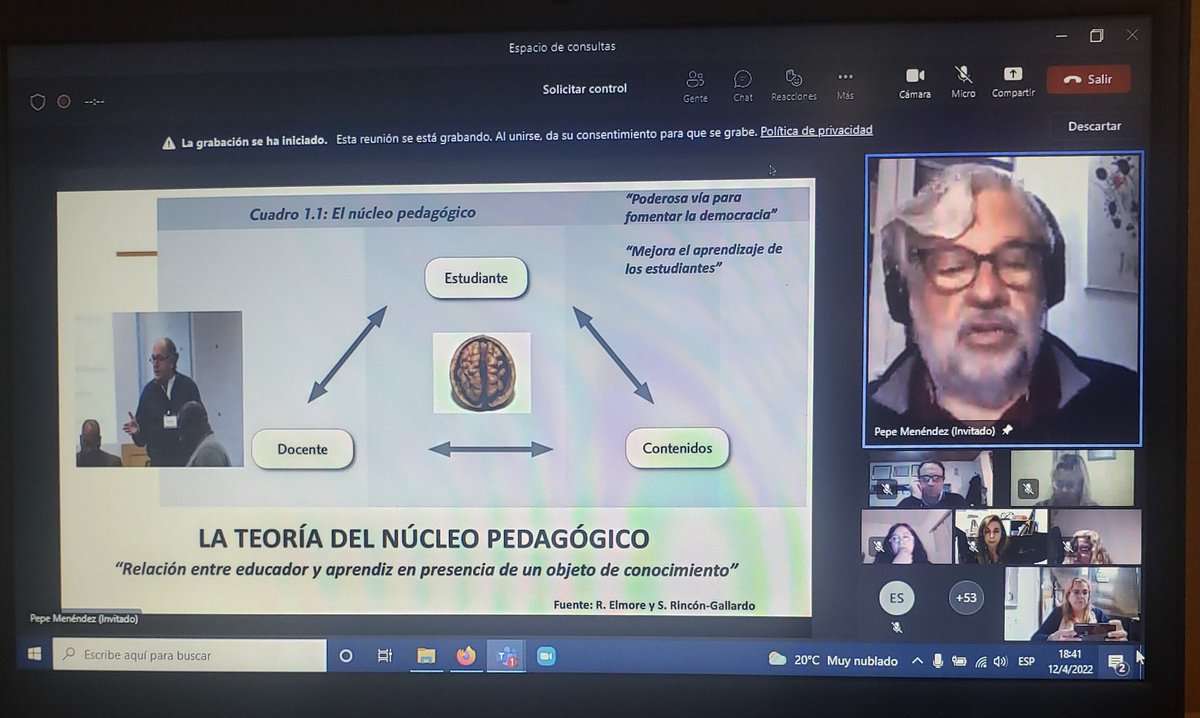 Hoy, en la Universidad de la Ciudad, recibimos a Pepe Menedez. Referente internacional en procesos de transformación escolar, profesor y exdirector adjunto de la Red de Colegios de Jesuitas de Cataluña.
Excelente encuentro!
<a href="/sergesiciliano/">Sergio Siciliano</a>
<a href="/imsanguinetti/">Ignacio Sanguinetti</a> 
<a href="/MajoLicio/">María José Licio R</a>