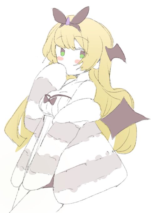 今年1/4に描いたキャロちゃん。見比べ用 