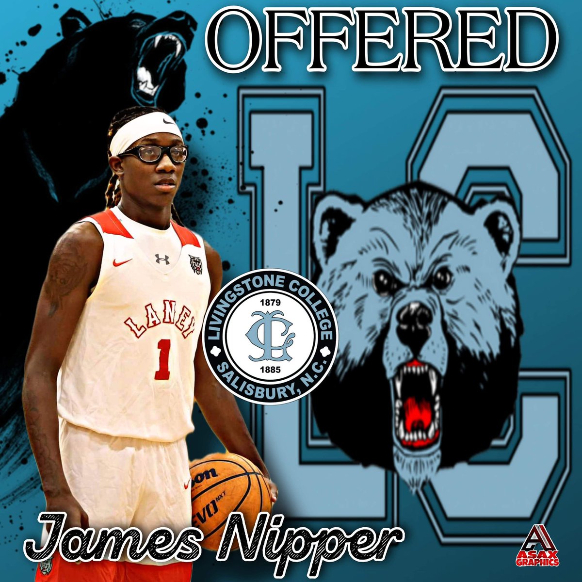 Blessed to receive a(n) offer from Livingstone college 🖤🙏🏾.