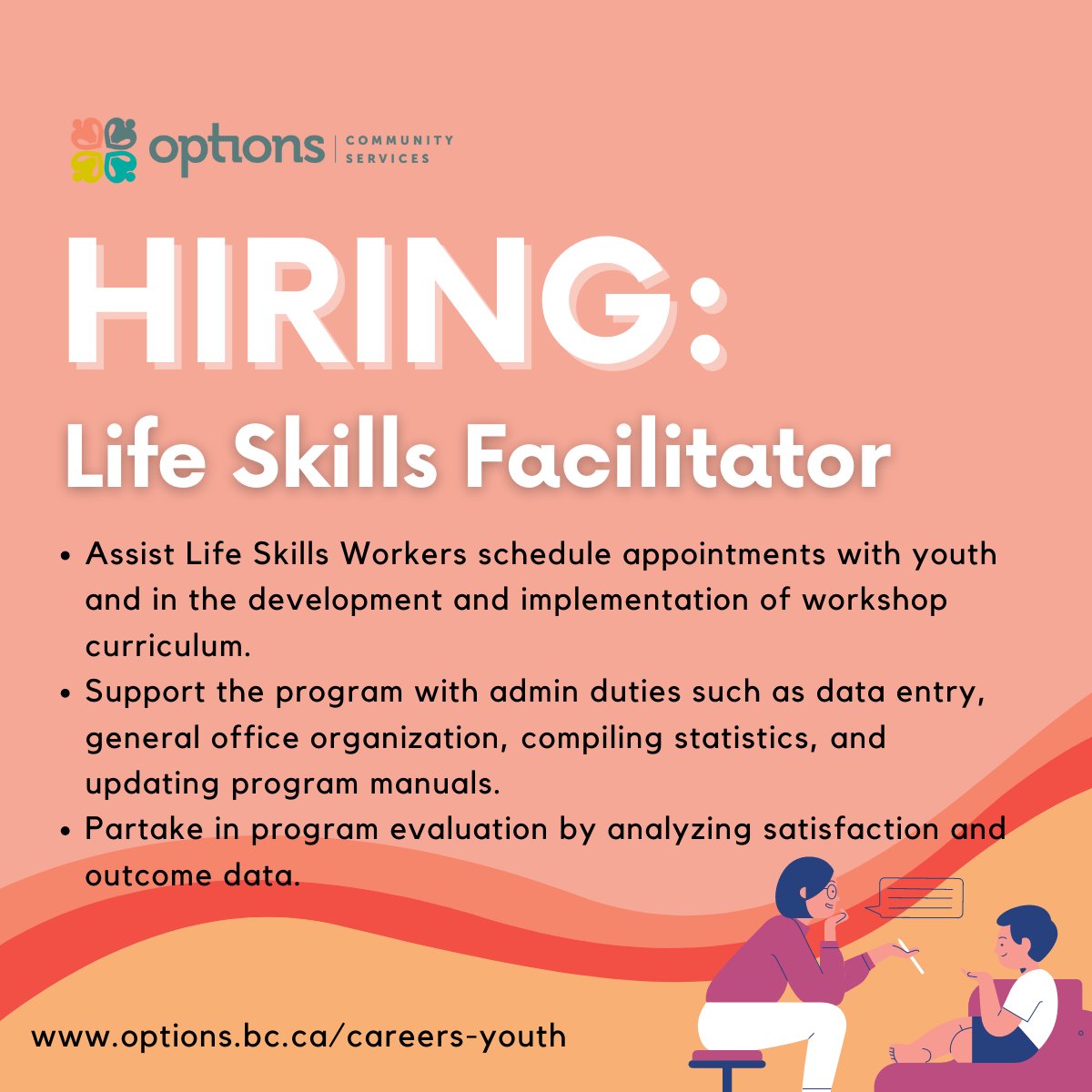 OptionsBC's tweet photo. Are you between the ages of 15-30 looking for short-term work? We're hiring!
Apply here: https://t.co/BR7Paak0ou
#OptionsBC #Hiring #Wearehiring #Surrey #MetroVan #GreaterVan #Lookingforwork #shorttermwork #AvailablePositions #GreaterVancouver #MetroVancouver #LifeSkills https://t.co/tJ5A0JsTjB