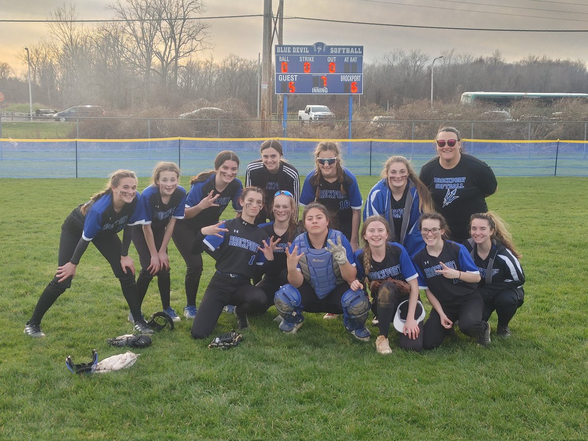 These blue devils left it all on the field today! Fought each inning to bring home the win for their first divisional game of the season!