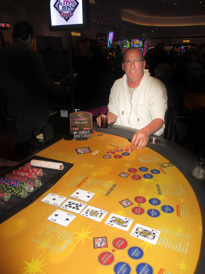 RCCasino's tweet photo. We have a new #RhythmWinner on #CrissCrossPoker! John won $7,500 by hitting a Royal Flush! Help us #congratulate the winner. https://t.co/G0e1VRiOGR