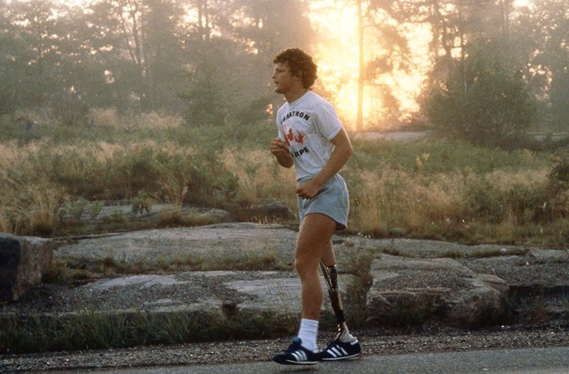 Joe Pompliano on Twitter "4) Terry Fox started a running program 2