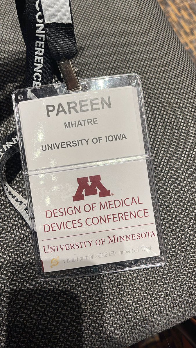PareenMhatre's tweet image. Honored to be selected for the Design of Medical Devices Conference in the biomedical engineering hub, Minneapolis! Our proposed device is aimed at assisting in laryngeal cleft repair surgery in infants.