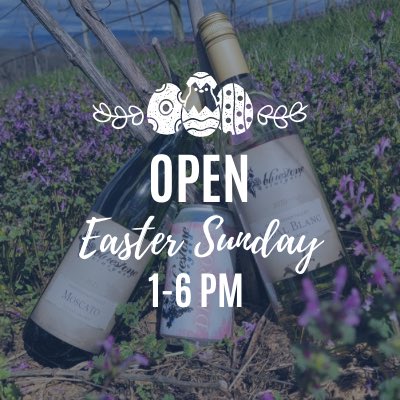 Bluestone will be open Easter Sunday (April 17) from 1-6 pm! 🐣 Groups of 8 or more please call 540-828-0099 to make a reservation. Outside food and families are welcome 😊 

#happyeaster #eastersunday #holidayhours #openoneaster