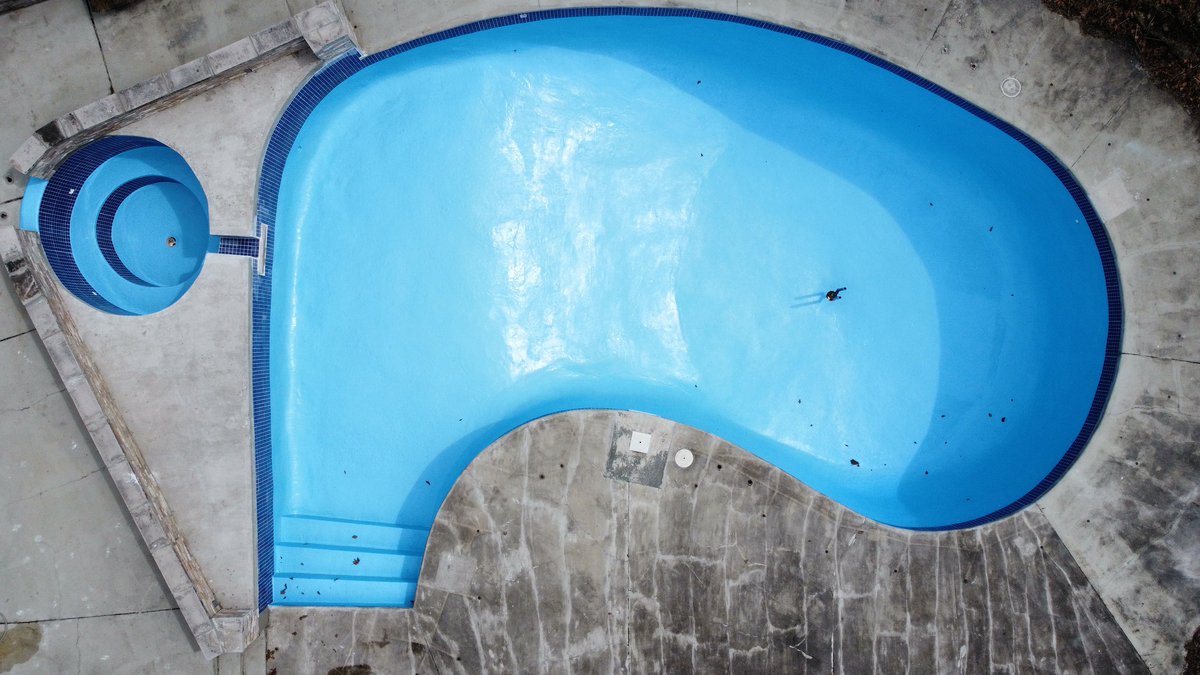 Concrete pool restoration project we did in Niagara Falls, Ontario