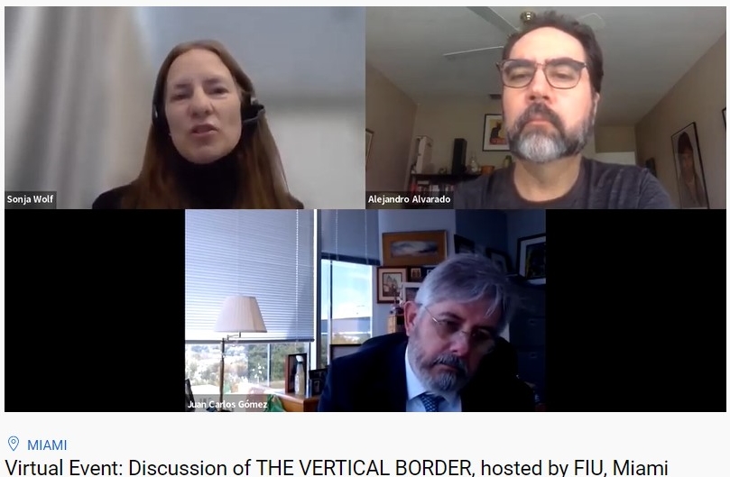 APEPD_AC's tweet photo. ⚠️
🔴If you missed the @FIULACC conference "Migrations in the Americas", you can watch the panel discussion of The Vertical Border here👇🏼
https://t.co/cSC6vNEeke
🗣️Panelists: Alejandro Alvarado, Juan Carlos Gómez & Sonja Wolf.
#migration #CentralAmerica #Mexico #VerticalBorderDoc https://t.co/ELBg35wy8Q