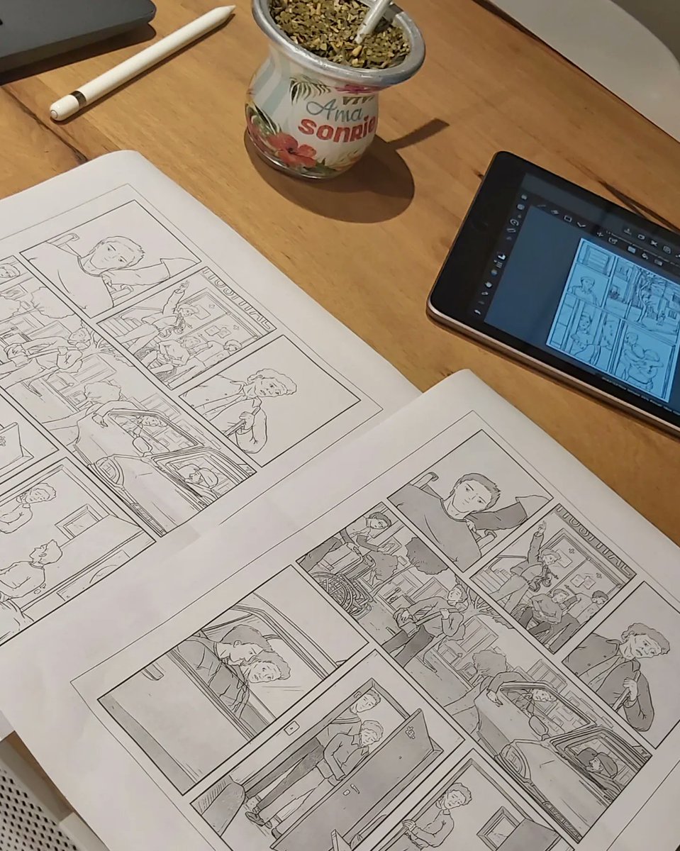 Writer_galOo's tweet photo. 📢#WRITERMODE
💭💥Pronto se viene... "Sigilos", un cómic de terror que se nutre de las fosas endemoniadas que subyacen en las calles de Córdoba capital.
🤯👺
🖌✒📚Ilustrado por @cosassueltas, guionado por su servidora y editado por @cuervoloboedit
#comic #WritingCommunity https://t.co/VIsnhjgdh4