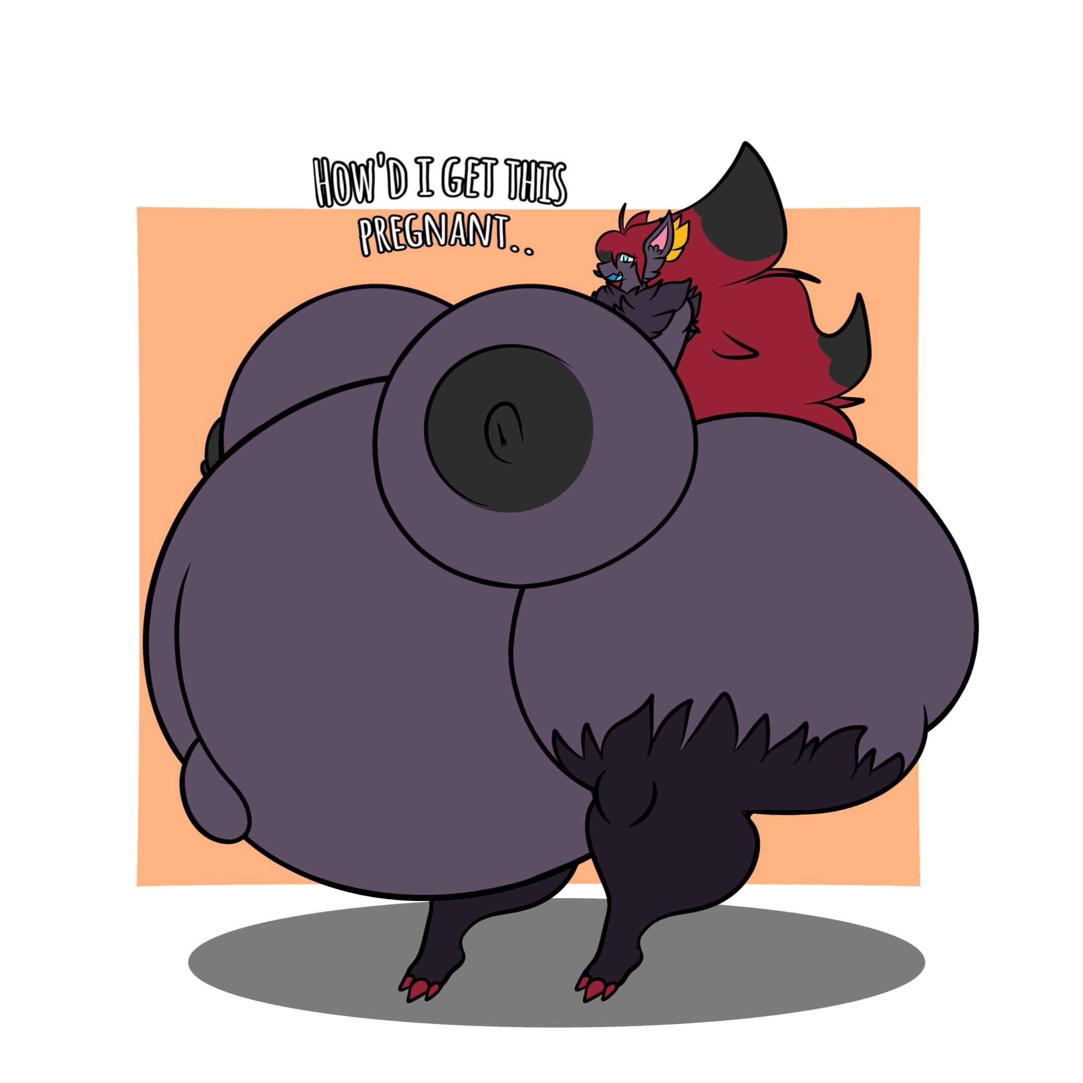 MuffySpook on X: "Comm for @reshizard! Fyra has been impregnated by  someone! But who? (Muffy version as well cause yis)  https://t.co/ELBNAnv6gN" / X