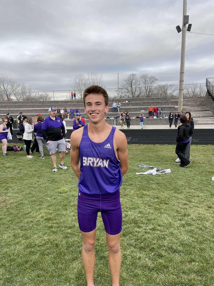 bryan_track's tweet photo. School Record Alert! Josh Taylor has broken Benji Ellis’s 3200m record held since 1996 with an official time of 9:25.88! Thank you to all who cheered him on! Proud of you, Josh! https://t.co/XV8pEGxGCz
