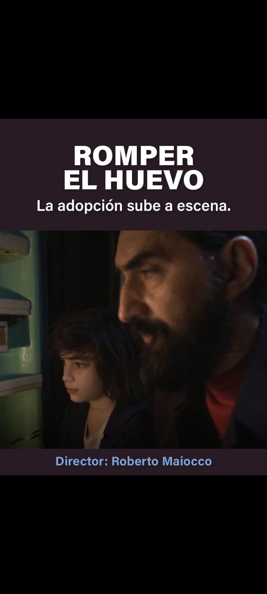 aleveg33's tweet photo. Adoptar un niño "grande" (de 8 a 12 años) es adoptar un manojo de sueños que busca desarrollarse. Divertida, irreverente,necesaria.Película "Romper el huevo" llega a la TV PÚBLICA este sábado 16 a las 22 hs. Declarada de Interés Cultural por la Secretaria de Cultura de la Nación. https://t.co/WJLaGukIth