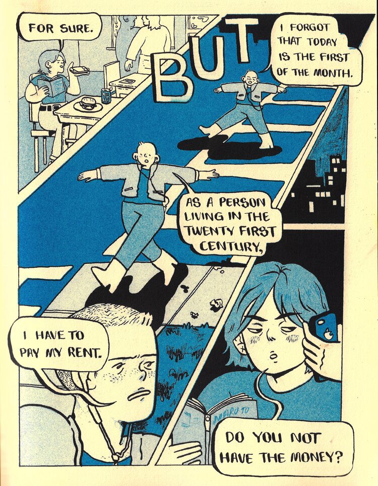 FreakComix's tweet photo. *starts to sweat nervously* Uh .. Uh... we have some books for sale on our website in my bio! Issue 9/10 of Freak is a beautiful risographed anthology featuring some of the best like Caroline Cash, Gil Goletski, and Anna Firth! Follow the link in the bio to view our backlog! https://t.co/WUKeyV6h4P