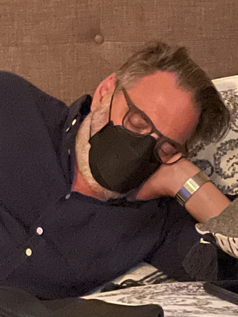 Here's a behind the scenes photo of <a href="/kenolin1/">Ken Olin</a> in action, directing tonight's 100th episode of #thisisus.  (Don't worry, he woke up for all the important parts.)