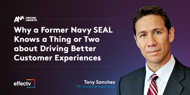 Learn more from <a href="/ComcastAd/">Comcast Advertising</a>'s VP of Customer Experience, Tony Sanchez on how marketers can cultivate better customer experience through Navy SEAL principles. #EffectvEmp bit.ly/3xpILQc