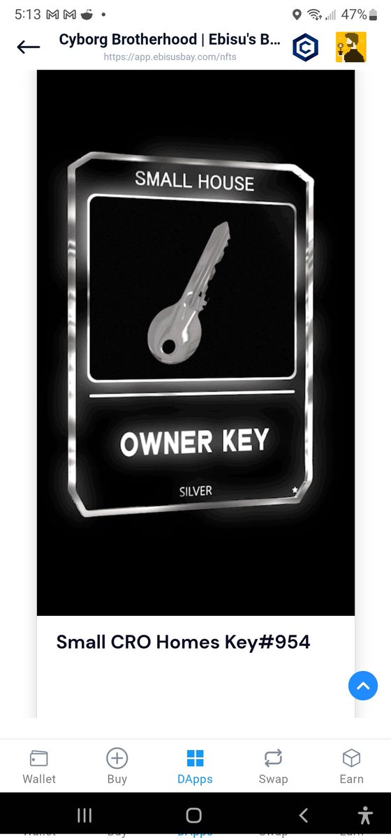 HealthWealthAlt's tweet photo. Big thanks to @CROHomesNFT for dropping the key to mi casa. #crofam #cro #Cronos #CronosChain #CronosNFT https://t.co/KdBhLyj49v