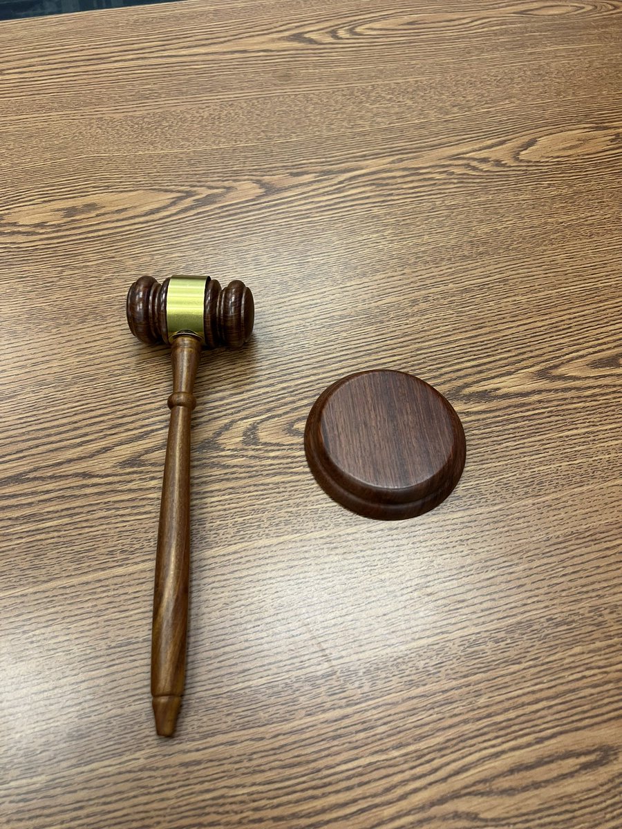 nuclear94's tweet photo. I have the @AVS_Prairie gavel for 1 more day. https://t.co/nVitoyXt91